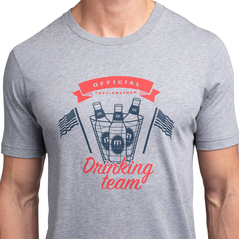 TravisMathew Drinking Team Golf T-Shirt 2019