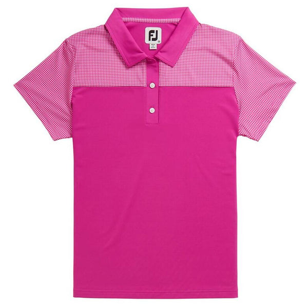 Footjoy Dot Print Yoke Golf Polo 2020 Women
