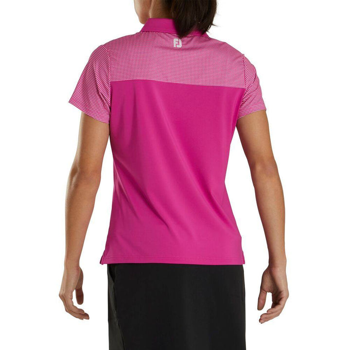 Footjoy Dot Print Yoke Golf Polo 2020 Women