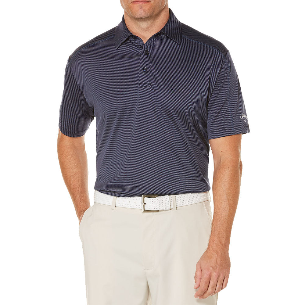 Callaway Opti Dri Denim Jacquarded Golf Polo (Big and Tall)