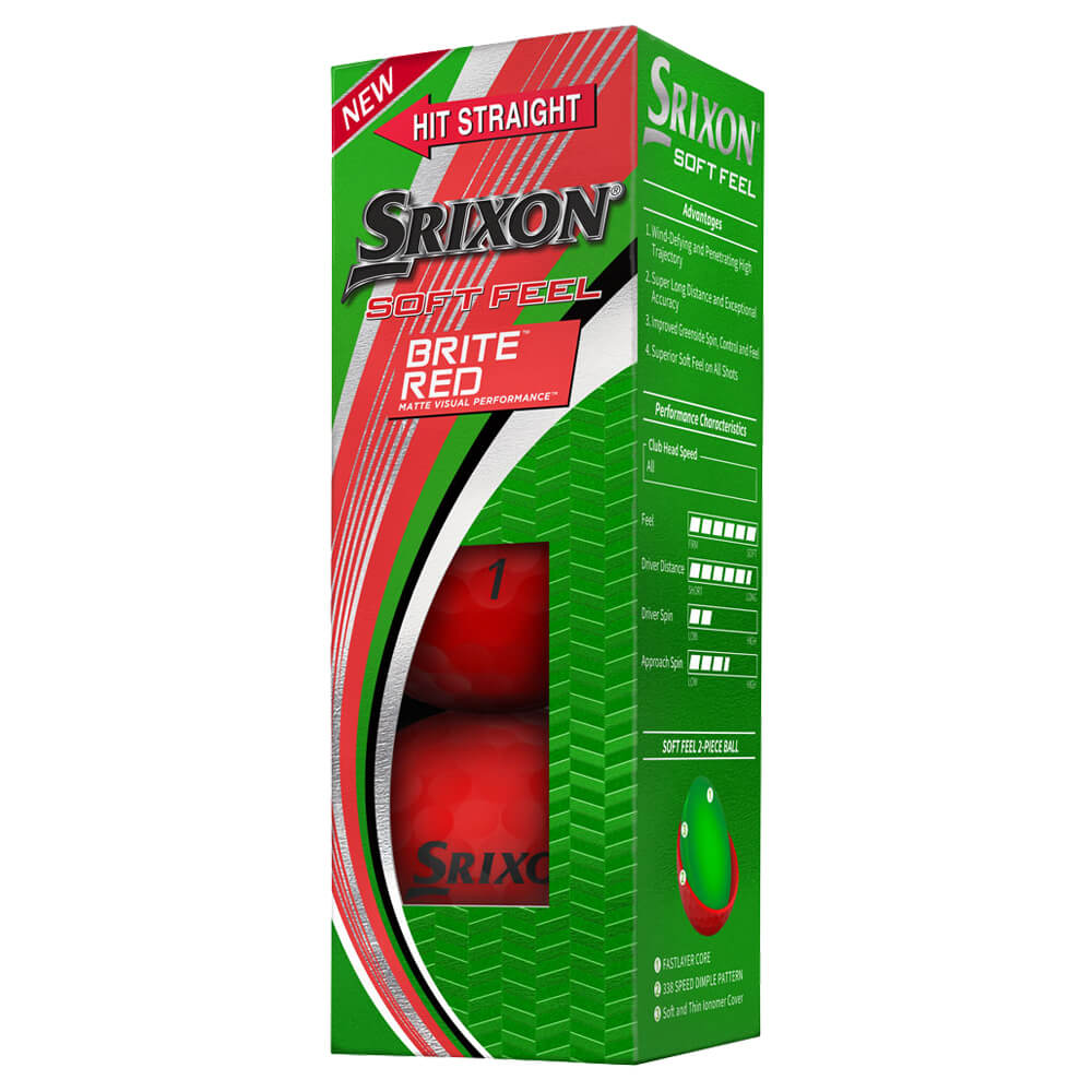 Srixon Soft Feel 12 Brite Golf Balls 2020