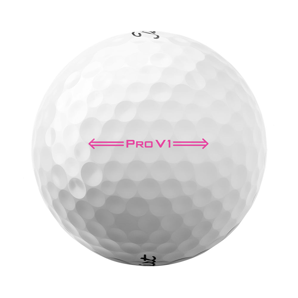 Titleist Pro V1 Pink Play Golf Balls 2021