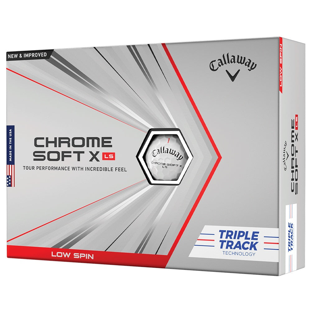 Callaway Chrome Soft X LS Triple Track Golf Balls 2021