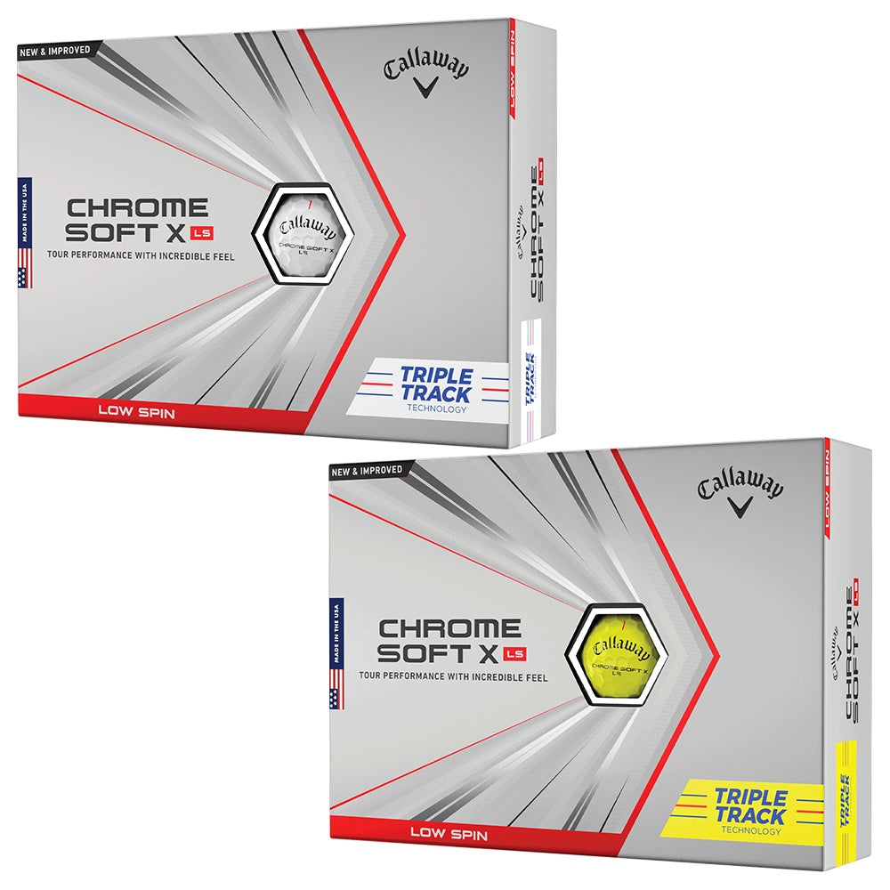 Callaway Chrome Soft X LS Triple Track Golf Balls 2021
