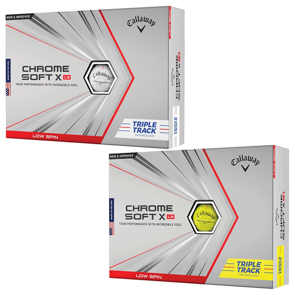 Callaway Chrome Soft X LS Triple Track Golf Balls 2021