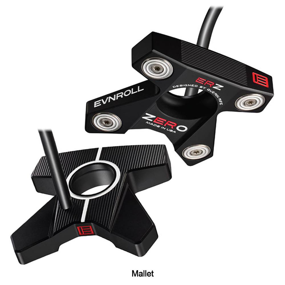 Evnroll ER ZERO Black Gravity Balanced Mallet Putter 2022