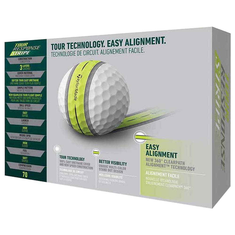 TaylorMade Tour Response Stripe Golf Balls 2022