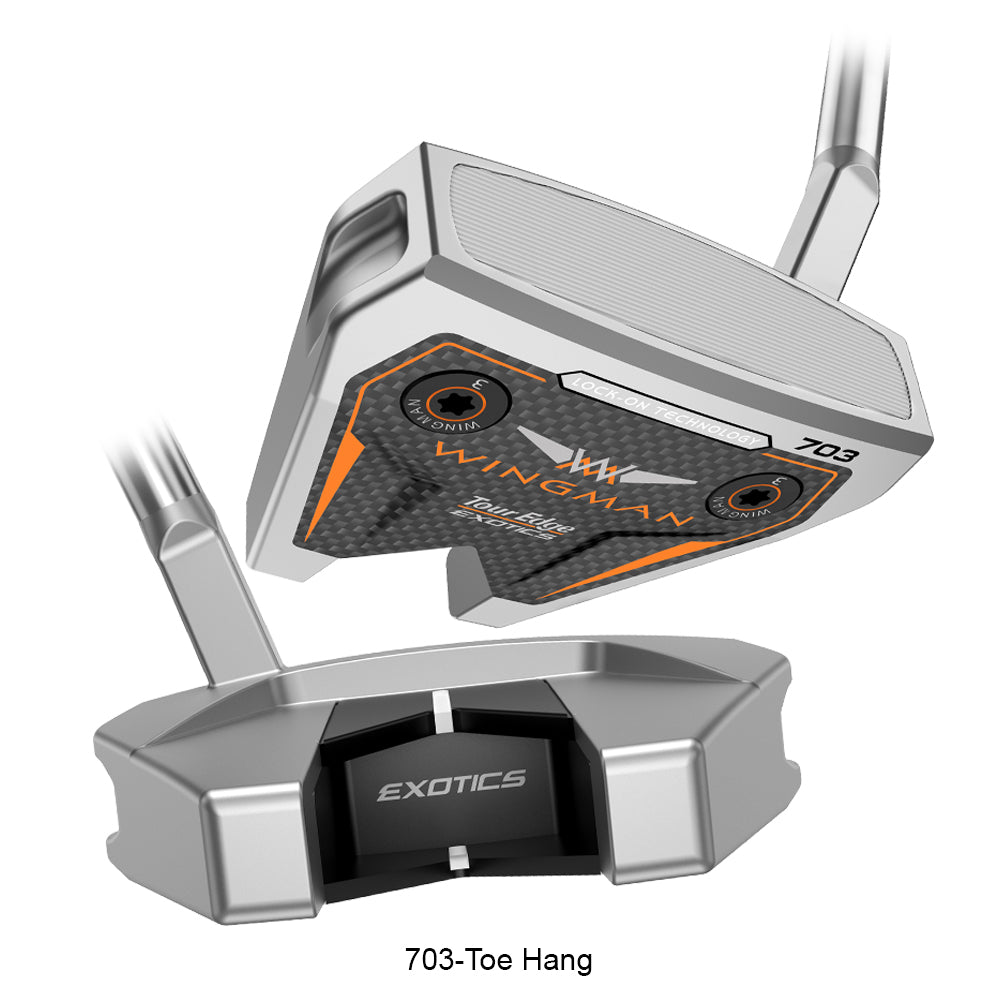 Tour Edge Exotics Wingman 700 Putter W/Headcover 2022