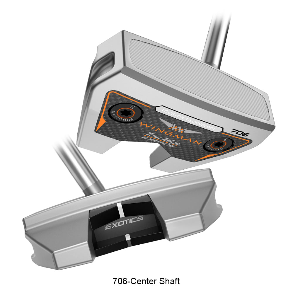 Tour Edge Exotics Wingman 700 Putter W/Headcover 2022