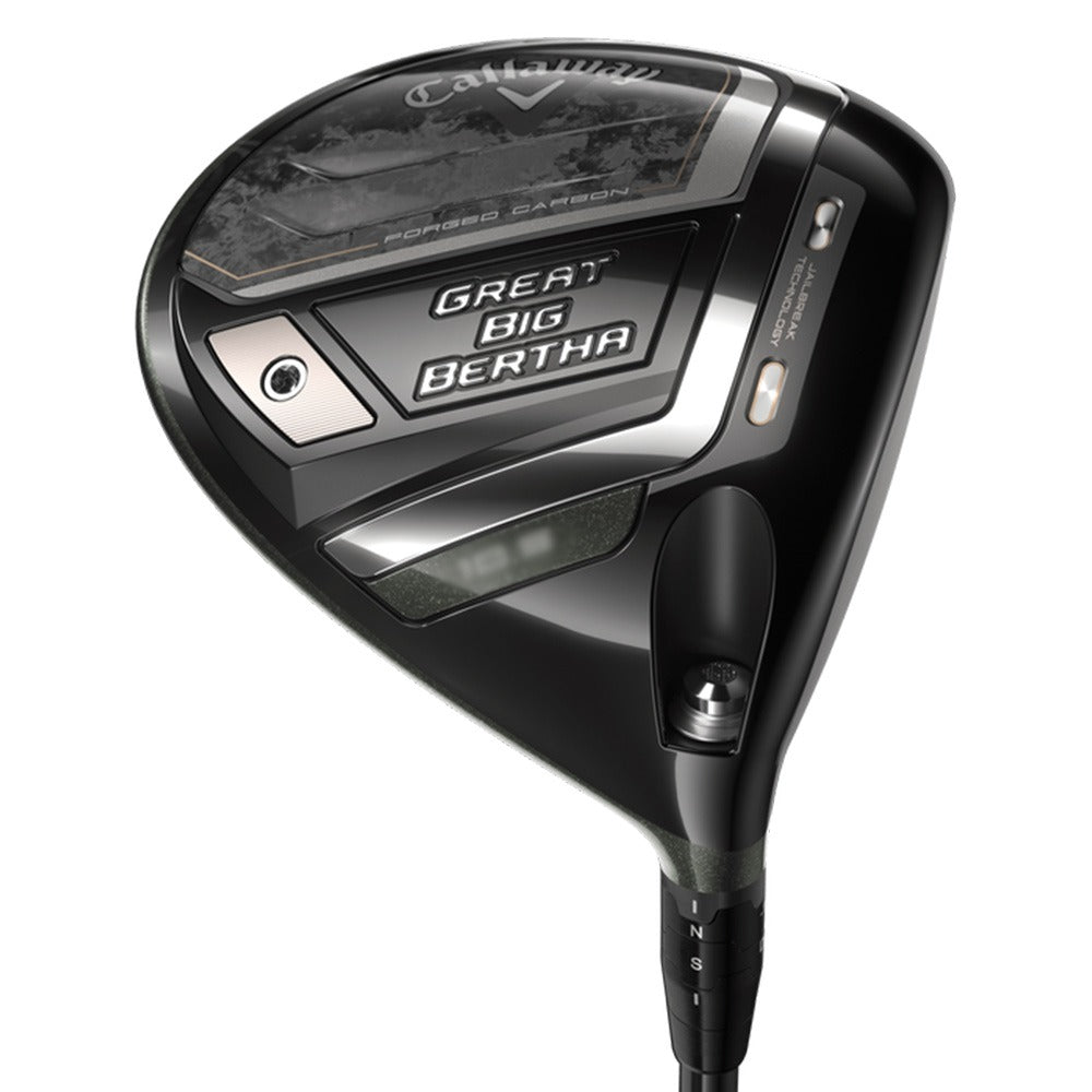 Callaway Big Bertha War Bird driver 9 degree. Has a Harrison professional bore high mcdulus graphite shaft and Gilf Pride grip
