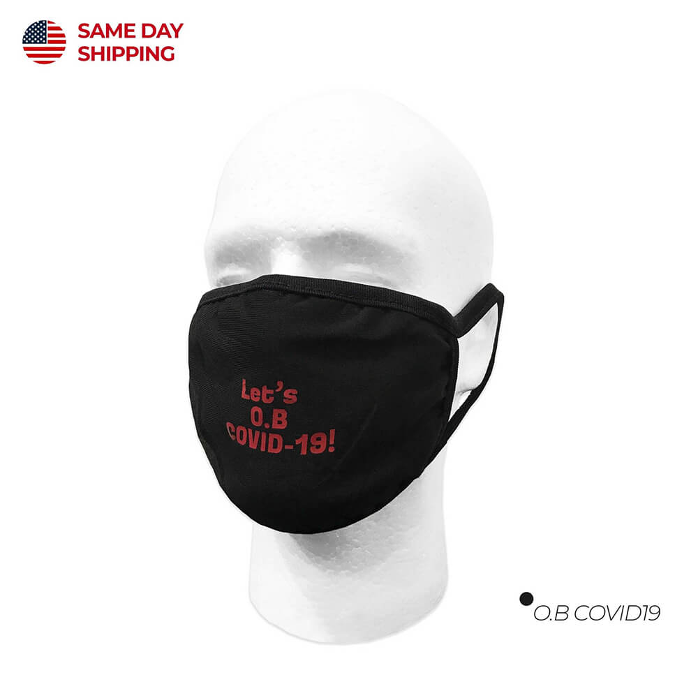 Washable Fashion Double Layer Fabric Face Mask - 3 Pack Assorted