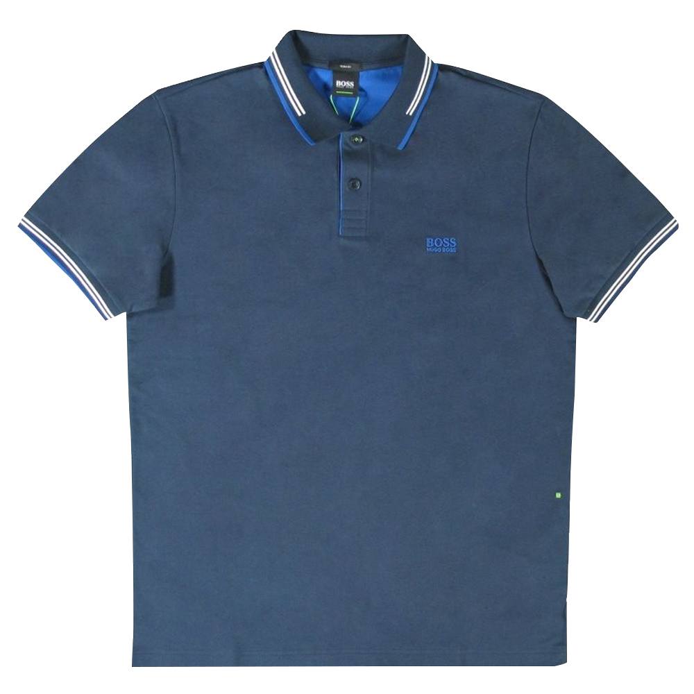 Hugo Boss Paul Slim-fit Stretch-cotton W/ Contrast Tipping Golf Polo 2020